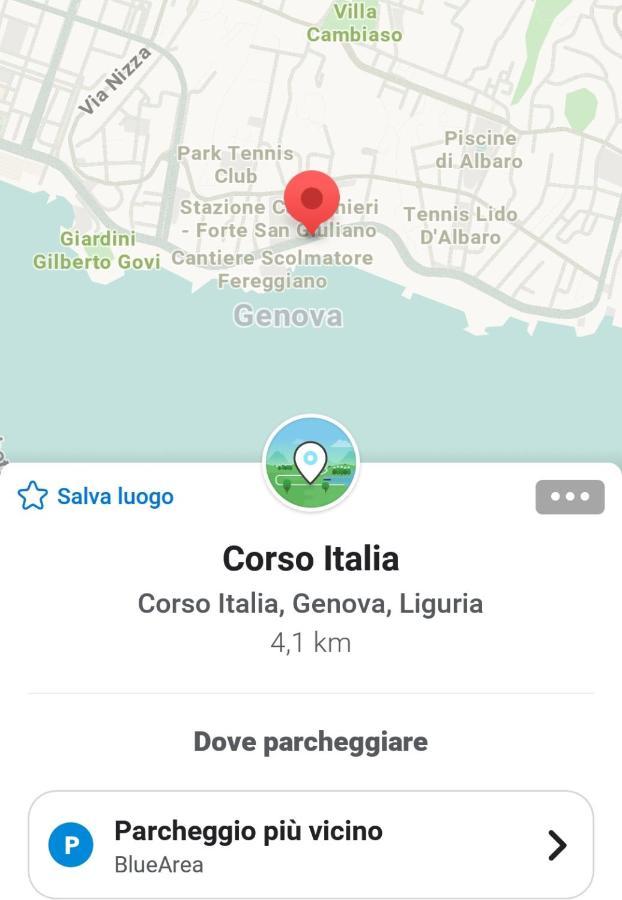 Apartament Due Passi Dal Mare Genua Zewnętrze zdjęcie